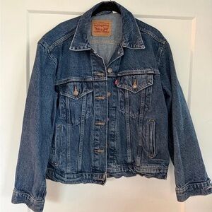 Levi's Classic Blue Denim Jean Jacket
